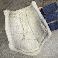 Closed Front & Hind Boots, Fleece, velcro *gc, repairs, older, clean, stains, clumpy, hairy, stretched elastic edges, hairy velcro
