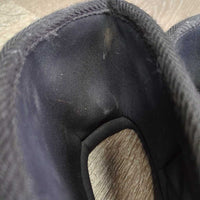 Pr No Turn Bell Boots *vgc/gc, clean, rubs, frayed edges, stains
