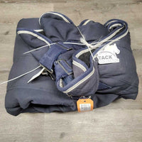 Hvy Stable Blanket *gc, 0 legs/tail, tape residue, unstitched, mnr hair, dirt, rubs, stains, threads, repairs, snags, shrunk, puckers, faded, pulled seams
