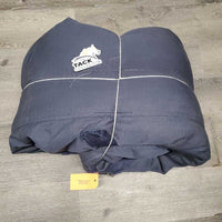 Hvy Stable Blanket *gc, 0 legs/tail, tape residue, unstitched, mnr hair, dirt, rubs, stains, threads, repairs, snags, shrunk, puckers, faded, pulled seams
