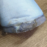 Front & Hind Shipping Boots *gc, mnr hair, holey edges & frays, clean & dirty, stains
