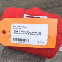 1 ONLY Fleece Polo Wrap *gc, clean, mnr h air & clumpy
