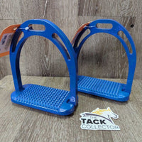 Wide Base Stirrup Irons *vgc/xc, mnr dirt, scuffs, chips, dings & scratches
