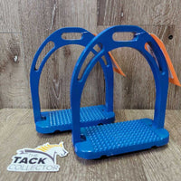 Wide Base Stirrup Irons *vgc/xc, mnr dirt, scuffs, chips, dings & scratches

