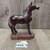 Wood Carved - Crafted Horse Statue *xc, dusty
