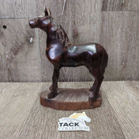 Wood Carved - Crafted Horse Statue *xc, dusty
