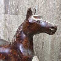 Wood Carved - Crafted Horse Statue *xc, dusty
