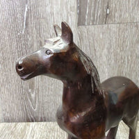 Wood Carved - Crafted Horse Statue *xc, dusty
