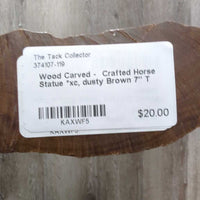 Wood Carved - Crafted Horse Statue *xc, dusty
