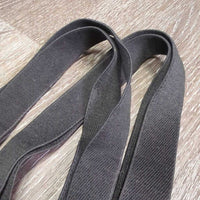 Elastic Leg Straps *gc, clean, stretched, snaps: film, loose, residue, v.chipped & rubbed

