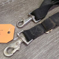 1 ONLY Elastic Leg Strap *gc, dusty/dirty, v.scraped snaps, stretched
