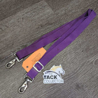 1 ONLY Elastic Leg Strap *gc, scrapes, loose snaps, clean, stains, stretched

