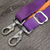 1 ONLY Elastic Leg Strap *gc, scrapes, loose snaps, clean, stains, stretched
