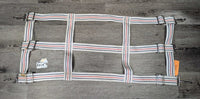 Open Cotton Web Stall Guard *vgc, clean, rusty/stains, mnr frays, dingy
