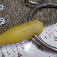 3 Ring Elevator Mullen Mouth Gag Bit *gc, clean, v.discolored, stained, scuffs, rubs
