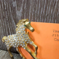 Horse Pin, Bling *gc, rubs
