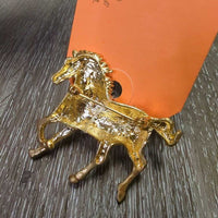 Horse Pin, Bling *gc, rubs
