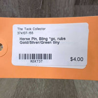 Horse Pin, Bling *gc, rubs
