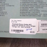 Threshold Picture Guides #27: Herbs for Horses by Jenny Morgan *xc/vgc, mnr bent corneres
