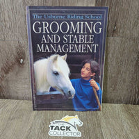 The Usborne Riding School Grooming and Stable Management by Lucy Smith *fair, rubs, water damage, stuck pages
