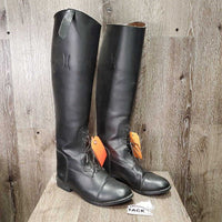 Pr Field Boots, Pull On *xc, clean, mnr rubs, dusty, threads & scratches, separating tabs
