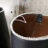 Pr Field Boots, Pull On *xc, clean, mnr rubs, dusty, threads & scratches, separating tabs
