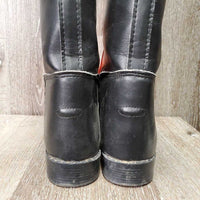 Pr Field Boots, Pull On *xc, clean, mnr rubs, dusty, threads & scratches, separating tabs
