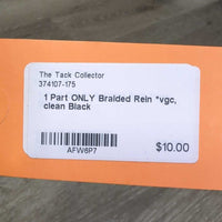 1 Part ONLY Braided Rein *vgc, clean
