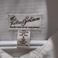 LS Show Shirt, attached snap collar *vgc, seam puckers
