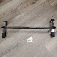 Metal Stall Mount Adjustable - Extendable Blanket Rack *fair, scratches, scrapes, rust, v.dirty, v.bent
