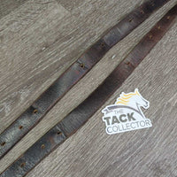 Soft Stirrup Leathers *gc/fair, clean, v.scraped, xholes, LOOSE stitching, uneven, older
