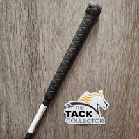 Dressage Whip *fair, older, dirty, faded, missing flapper
