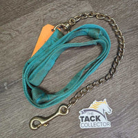 21" Nose Chain & Soft Nylon Lead Shank, Loop Handle *gc, stains, dirty, knots, edge rubs
