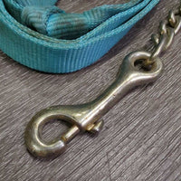 21" Nose Chain & Soft Nylon Lead Shank, Loop Handle *gc, stains, dirty, knots, edge rubs
