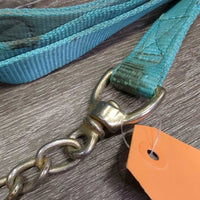 21" Nose Chain & Soft Nylon Lead Shank, Loop Handle *gc, stains, dirty, knots, edge rubs
