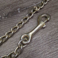 21" Nose Chain & Soft Nylon Lead Shank, Loop Handle *gc, stains, dirty, knots, edge rubs
