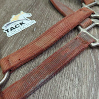 Thick Nylon Halter *gc/fair, stains, dirty, torn & frayed holes, discolored, rubs, faded
