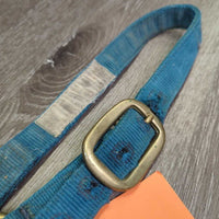 Thick Nylon Halter *gc\fair, repaired, dirt, stains, torn/frayed holes
