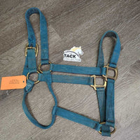 Thick Nylon Halter *gc\fair, repaired, dirt, stains, torn/frayed holes
