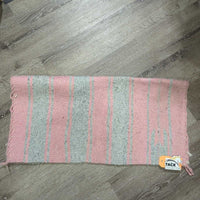 Thin Soft Woven Western Saddle Pad - Blanket *gc, clean, rubbed, snags, mnr pulled edges

