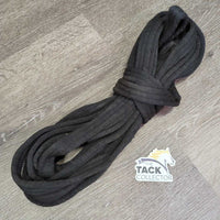 Thick Padded Cotton Web Lunge Line, loop handle *gc, mnr snags, dirt, hair & rubs, older?
