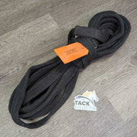 Thick Padded Cotton Web Lunge Line, loop handle *gc, mnr snags, dirt, hair & rubs, older?
