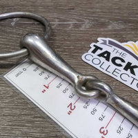 Thick Hollow Mouth Loose Ring Snaffle Bit *gc/fair, dirt, scuffs, residue, scratches
