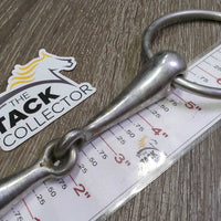 Thick Hollow Mouth Loose Ring Snaffle Bit *gc/fair, dirt, scuffs, residue, scratches
