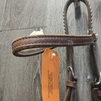 Headstall, Wide/Hide Cheeks *NO screws, NO Throat, gc, rubs, scrapes, slices
