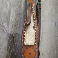 Headstall, Wide/Hide Cheeks *NO screws, NO Throat, gc, rubs, scrapes, slices
