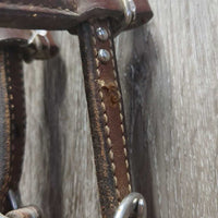 Headstall, Wide/Hide Cheeks *NO screws, NO Throat, gc, rubs, scrapes, slices

