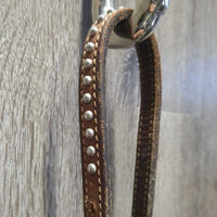 Headstall, Wide/Hide Cheeks *NO screws, NO Throat, gc, rubs, scrapes, slices
