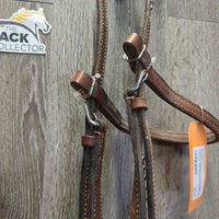 Headstall, Wide/Hide Cheeks *NO screws, NO Throat, gc, rubs, scrapes, slices
