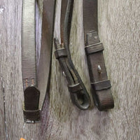 Rsd Leather Bridle, Flash, Braided *gc/fair, mismatched, scraped & chewed edges, tight keepers
